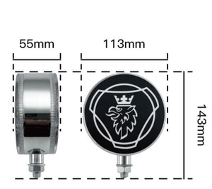 12-24V luces de tallo de doble cara Luz de señal de luz de marcador lateral LED para camión con logotipo de Scania man Mercedes <span class=keywords><strong>volvo</strong></span> - Product Image 2