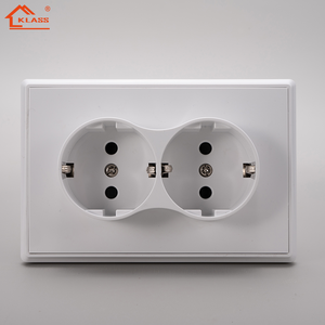 EU Standard <strong>Double</strong> Schuko <strong>Socket</strong> Power Electric Switch <strong>Socket</strong> <strong>USB</strong> Type C Port New Product for Home Hotel 220/240V Max 16A - Product Image 1
