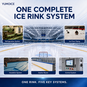 Solution Personnalisée de Patinoire Temporaire pour Hockey sur Glace pour Parc d'Attractions Extérieur avec Équipement de Conception et Guide d'Installation - Product Image 2