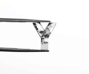 จี้เพชรรูปตัว Y สีเกลือพริกไทย ขนาด 1.16 กะรัต 9.8x8.5 มม. เพชรเลี้ยงในห้องปฏิบัติการ รับรองโดย IGI พร้อมแหวน - Product Image 6