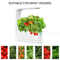 Petit jardin intelligent Kit hydroponique d'intérieur Cuisine de culture de légumes Système hydroponique de rempotage noir