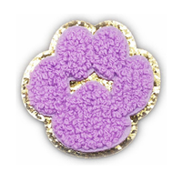 Patchs en chenille en forme de patte de chat et de chien de dessin animé faits à la main, brodés, style thermocollant pour sweats à capuche et pulls
