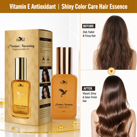 Huile Essentielle Bio pour Cheveux Soin du Cuir Chevelu Sérum Capillaire Professionnel Traitement Nourrissant en Profondeur pour Cheveux Secs et Abîmés - Sans Sulfate