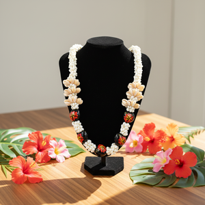 <span class=keywords><strong>Collar</strong></span> <span class=keywords><strong>de</strong></span> <span class=keywords><strong>Cuentas</strong></span> Hawaianas Personalizado para el Verano, Collares <span class=keywords><strong>de</strong></span> Playa con Conchas Puka para Mujer - Product Image 1