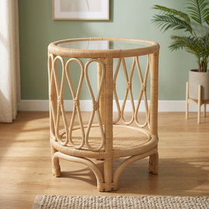 Eco-friendly Modern Rattan Coffee Tea Table Best Quality Natural Tables <b>Cheap</b> Handcrafted Durable Easy Clean Interior Furniture - Product Image 1