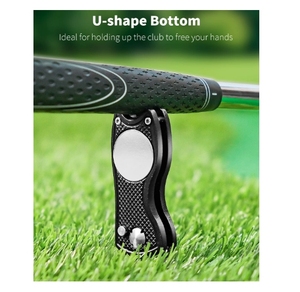 Outil de réparation de divots de golf Usa Mairun pour golfeurs, pliable, en métal, pour l'alignement du put, marqueur de balle, poignée robuste en alliage d'aluminium - Product Image 3