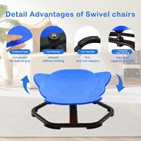 Chaise pivotante pour enfants autistes, chaise sensorielle rotative pour enfants, chaise d'entraînement à la coordination corporelle, jouet préscolaire pour enfants