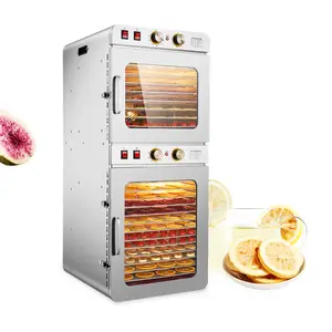 Commerciële Woning Grote Capaciteit 25 Trays Fruit Dehydrator Voor Groenten Vlees Industriële Elektrische Fruit Graan Uitdroging Machine