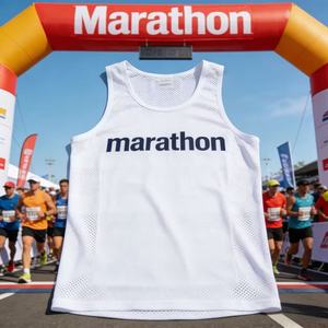 Camisetas de Tirantes Personalizadas para Maratón, Talla Grande, de Alta Calidad, Transpirables, de Secado Rápido, para Clubes Deportivos - Product Image 2