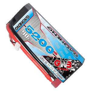 GNB GAONENG 5200MAH 3S 11.1V 90C 180C T-PLUG สายเคเบิลฮาร์ดเคส RC แบตเตอรี่ลิโป้ RC รถ 1/8 1/10 - Product Image 1