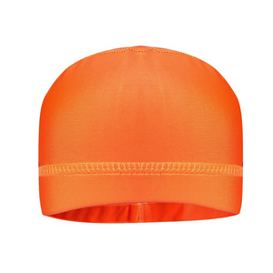 Men's Summer Motorcycle Riding Cap Helmet Liner Inner Liner Sweat Wicking Quick Drying Black Solid Color Adult Size - Product Image 2