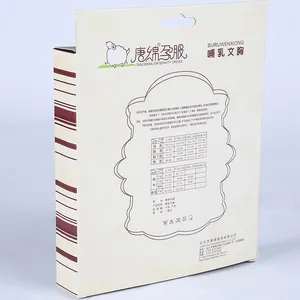 Benutzer definierte Logo Recycling-Papier Herren Unterwäsche Verpackungs box mit klarem Fenster Einzelhandel Bekleidung Verpackungs boxen