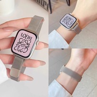 Bracelets à boucle milanaise pour Apple Watch 10 Bandes 46mm 42mm 44mm 40mm 49mm 45mm 41mm Bracelet Iwatch Series 9 3 4 6 5 SE 7 8 Ultra 2