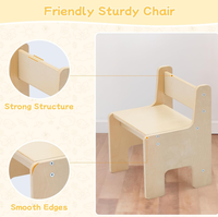 Table d'activités en bois Monetssori Table de jeu sensorielle pour tout-petits avec bacs et rouleau de papier
