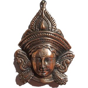 Parijat ที่แขวนผนังทำจากโลหะลายเทพธิดาโบราณขนาด22.5ซม. x 6.25ซม. x 27.5ซม. ของตกแต่งแจกันติดผนัง - Product Image 1