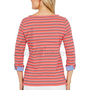 Camiseta 100% algodón para mujer, Camiseta con estampado de sublimación para mujer - Product Image 5