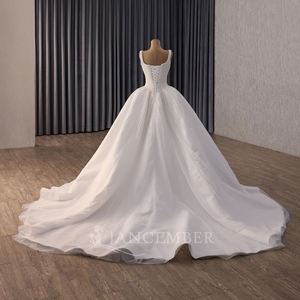 ชุดแต่งงานสีขาวห<span class=keywords><strong>ร</strong></span>ูห<span class=keywords><strong>ร</strong></span>าแบบบอลกาวน์ แขนกุด ประดับลู<span class=keywords><strong>ก</strong></span>ปัด สำหรับงานแต่งงาน <span class=keywords><strong>ร</strong></span>ุ่น Jancember 261108 - Product Image 3