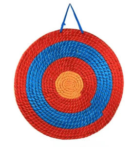 Bersaglio per tiro con l'arco tradizionale fatto a mano in paglia, 50x2 cm, per allenamento e caccia, spessore rinforzato per esterni - Product Image 4