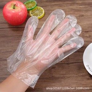 Disposable Pe Gloves Food Grade Thickened Durable Catering Kitchen Cleaning Supplies Wholesale - Product Image 1