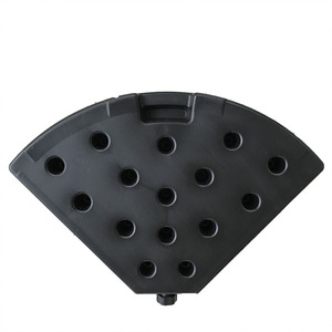 <span class=keywords><strong>Base</strong></span> de sombrilla de plástico <span class=keywords><strong>hdpe</strong></span> para patio, <span class=keywords><strong>base</strong></span> de sombrilla de compensación cantilever de 52/66kgs, 4 piezas - Product Image 3