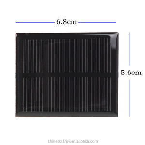 cina Formato Personalizzato Celle Solari Pannello Solare 0.6 W 2 V 300mA 82*70*3 MM piccolo Pannello Solare di Personalizzazione - Product Image 3