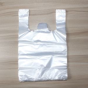 Poignée de gilet personnalisée moins cher de haute qualité sacs de t-shirt en plastique d'usine - Product Image 6