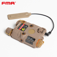 Indicateur laser FMA AN/PEQ-15, laser rouge, LED lumière blanche, laser IR, matériau nylon, montage tactique pour la chasse, TB0066, 140g, personnalisé