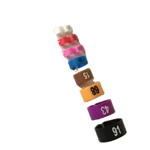 Bagues de pied en plastique pour pigeons, poulets et oiseaux, 8mm/9mm/10mm/12mm/14mm, <span class=keywords><strong>2023</strong></span>, pour canaris - Product Image 1