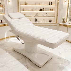 Lit chauffant de luxe pour traitement des cils Salon de beauté Chaise médicale Lit pour cils faciaux Table de massage électrique - Product Image 4