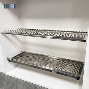 Estante de Almacenamiento Plegable de Diseño Moderno para Cocina, Escurridor de Platos Extraíble Fácil de Usar para Gabinetes, Accesorios y Vajilla - Product Image 2