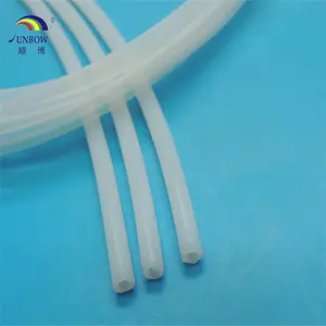 Ptfe Hose Tubing Plastic White Tubing Transparent Hose 100% Pure Ptfe Tube