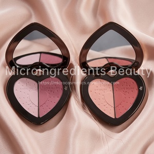 Colorete en Polvo Cheek to <span class=keywords><strong>Chic</strong></span> al por Mayor - Maquillaje de Mejillas Bicolor de Alta Pigmentación, Paleta 2 en 1 de Colorete e Iluminador - Product Image 4
