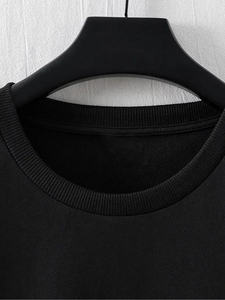 Camiseta Personalizada de Algodón Grueso para Hombre, 300g, Premium, de Alta Calidad, Transpirable, Estilo Urbano, Lujosa, Informal, Holgada - Product Image 3