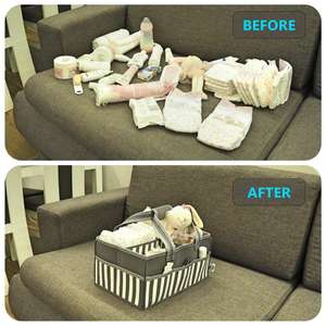 กระเป๋าผ้าสักหลาดถอดออกได้,กระเป๋าผ้าอ้อมกระเป๋าโท้ทผ้าอ้อมเด็ก - Product Image 6