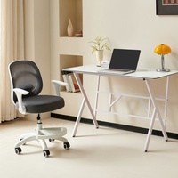 Chaise de bureau ergonomique moderne haut de gamme pour usage domestique, confortable, pivotante, réglable, idéale pour le streaming en direct
