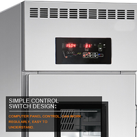 Armoire de Fermentation et de Réfrigération Automatique Commerciale Grande Capacité pour Boulangerie, 20 Plateaux, avec Pulvérisation