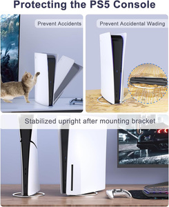 Soporte Vertical <span class=keywords><strong>para</strong></span> Consola PS5 / PS5 Slim / PS5 Pro, <span class=keywords><strong>Base</strong></span> de Montaje, Accesorio <span class=keywords><strong>para</strong></span> Juegos - Product Image 6