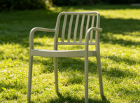 Fauteuils empilables d'extérieur en polypropylène avec cadre en plastique, tabourets épaissis, chaises de café de loisirs, chaises de restauration pour stands alimentaires, modernes