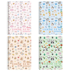 Meng Jin Cute Simple Series A5 Notebook Thickened Coil Spiral Bound 60 Sheets 48 Pages School Use A3 Size - Product Image 4