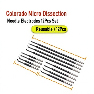 Juego de 12 Electrodos de Microdisección de Colorado, Reutilizables y Autoclavables - Product Image 1