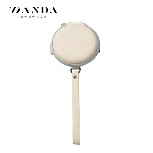 Folding <b>Glasses</b> Storage <b>Case</b> Round Zippered Bag Soft Portable Eyeglasses <b>Case</b> - Product Image 3