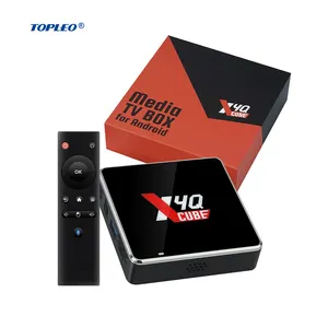 Topleo Android 11 tv box Amlogic S905X4 2 Гб 16 Гб интернет Приставка smart android 11 tv box