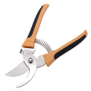 Lu Ban's Work <b>Garden</b> Shears Stainless Steel Bypass Pruner For Pruning Fruit Trees Orange Plastic Handle Manual <b>Tool</b> - Product Image 2