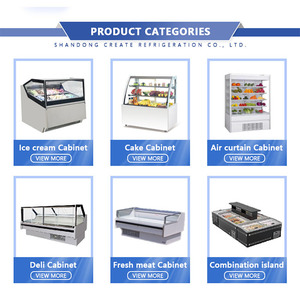 Phong cách châu Âu góc phải tủ lạnh tủ siêu thị thực phẩm hiển thị tủ nấu chín thực phẩm tủ lạnh-cắm trong - Product Image 5