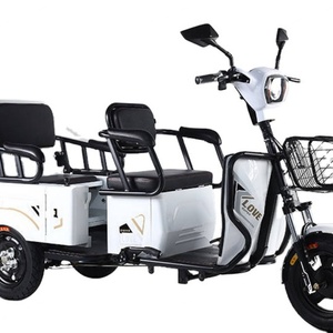 Triciclo Eléctrico a Precio de Fábrica, de 3 Ruedas, Carrocería Abierta, Scooter para 3 Pasajeros, para Personas con Discapacidad - Product Image 2