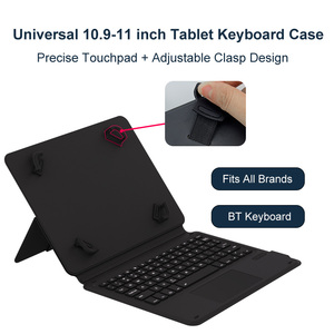 Vente en gros de coques de clavier multi-marques de 10,9 à 11 pouces, support réglable à 4 clips avec emplacement pour stylet et pavé tactile pour tablettes de 10,9 à 11 pouces - Product Image 3