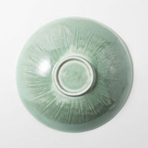 Vaisselle sur le thème de l'été Plats de ferme Restaurant Hôtel Vaisselle en porcelaine Restauration Assiette à soupe peu profonde en céramique verte vintage - Product Image 6