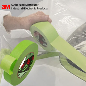 Cinta de Enmascarar Verde 3M 401 <span class=keywords><strong>para</strong></span> Carrocería, Cinta de Enmascarar Automotriz de Alta Temperatura <span class=keywords><strong>para</strong></span> Pintura en Aerosol, Original 3M - Product Image 1