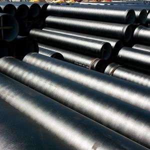 Tuyau en fonte ductile C25 moulé par centrifugation, revêtu de zinc et de <span class=keywords><strong>bitume</strong></span>, marque MIDAS, type T, à raccordement rapide EN545:2010 pour l'eau municipale - Product Image 3