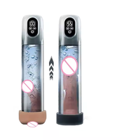 Masturbateur masculin étanche avec pompe à vide électrique à aspiration par ventouse, pour exercices en bain d'eau, avec produits